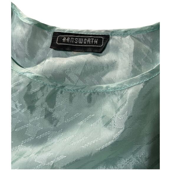 Aansworth 90s Aqua Blue Top – Office Casual, Good Condition - Picture 8 of 16